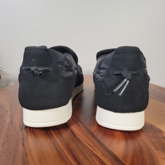 NEW Sperry Moc-Sider Nylon Black Quilted Slip-On Shoes Loafers Mens Size 9.5 - Picture 7 of 17